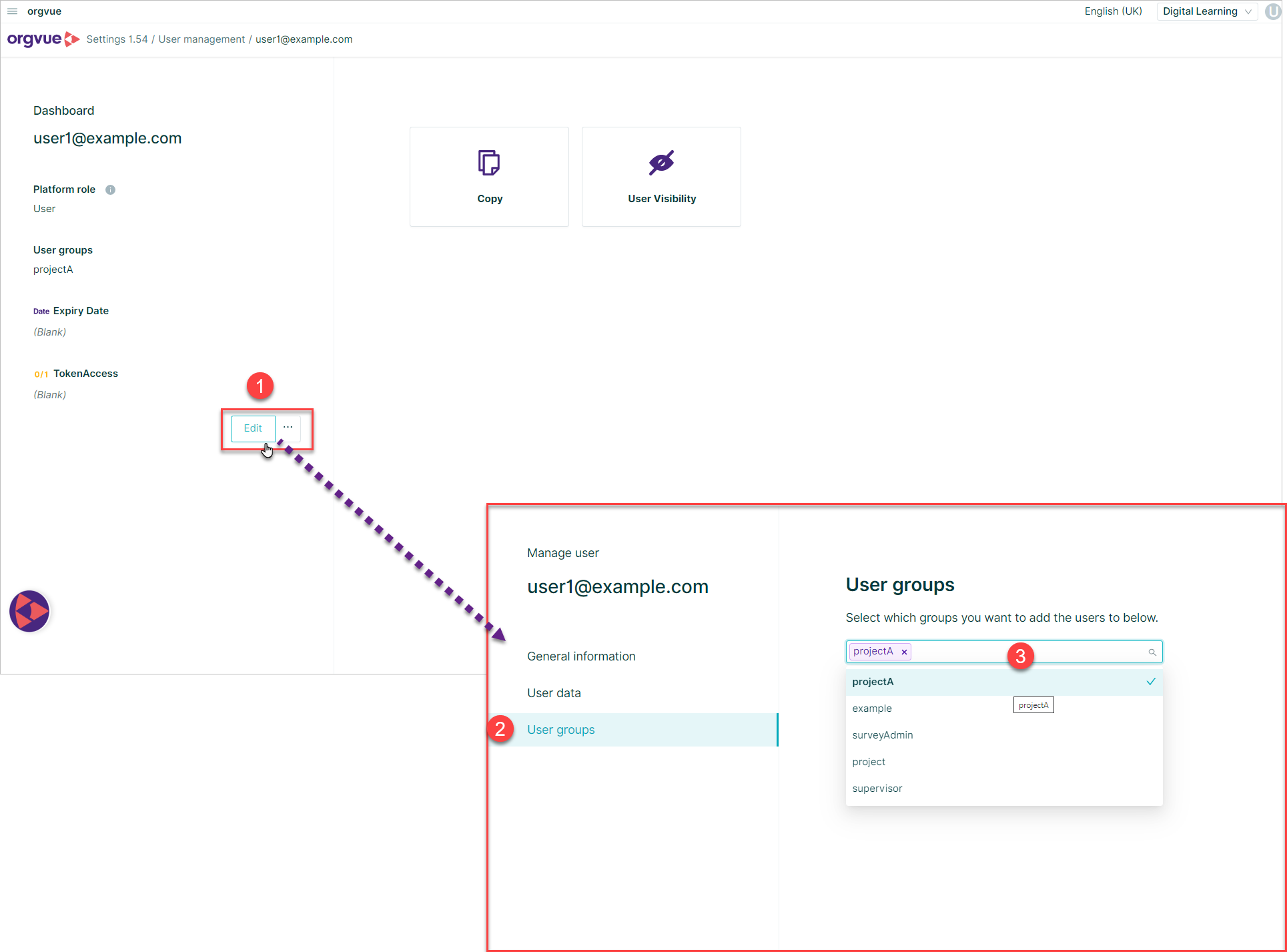 User Groups | Orgvue Settings User Guide