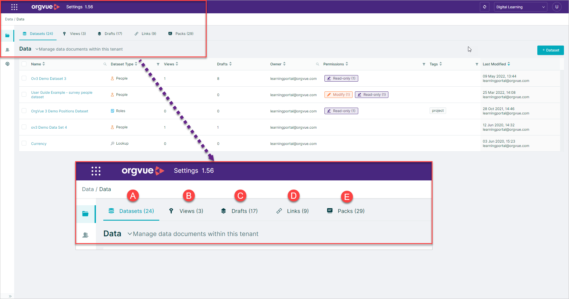 Files | Orgvue Settings User Guide