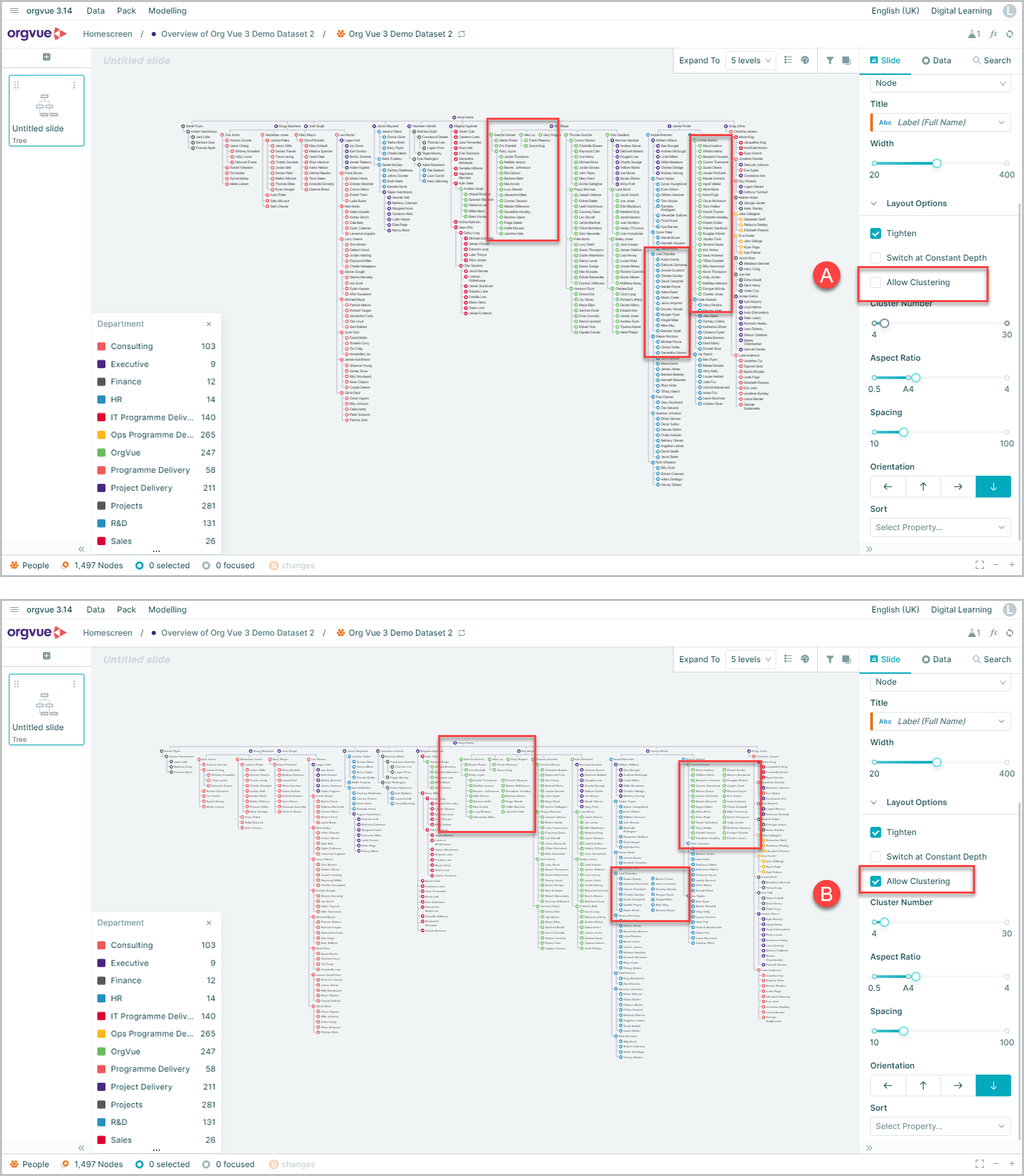 Tree Slide | Workspace User Guide