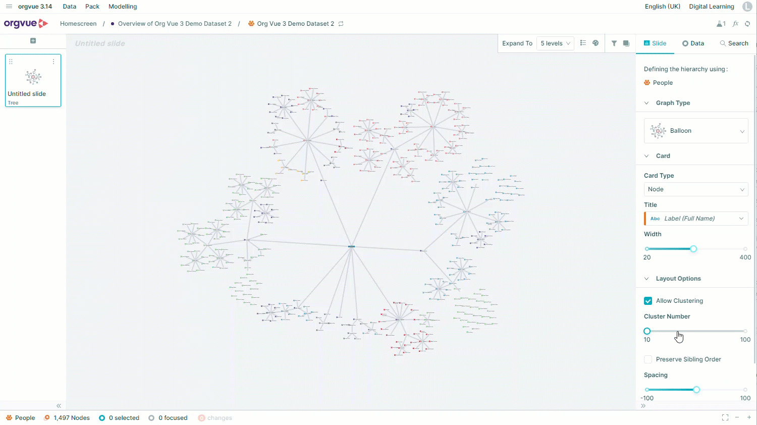 Tree Slide | Workspace User Guide