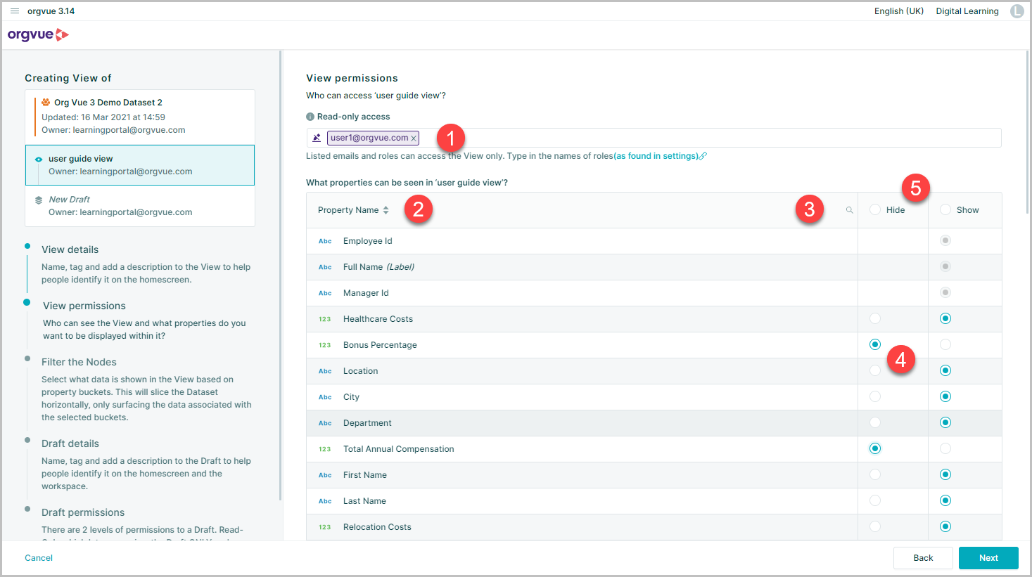 Views and Drafts | Workspace User Guide