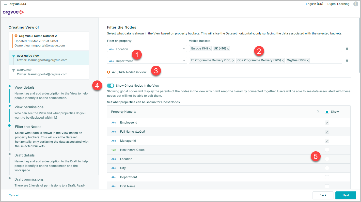Views and Drafts | Workspace User Guide