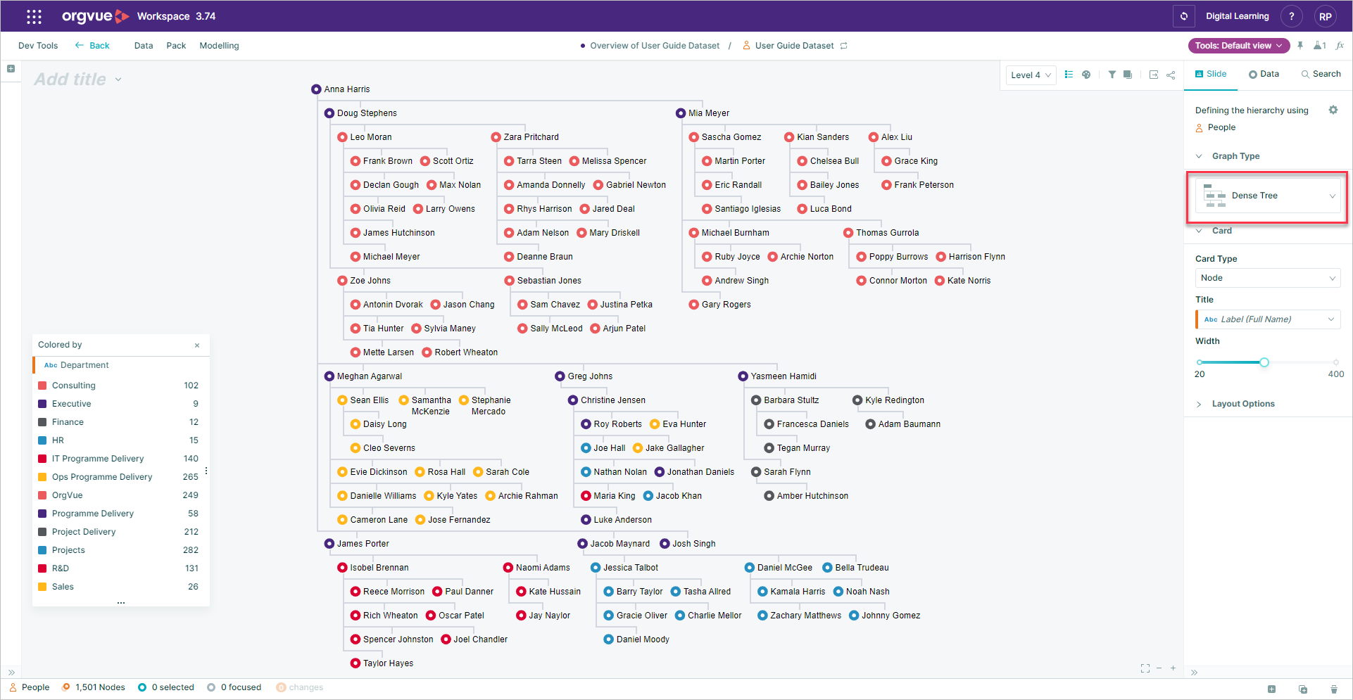 Tree Slide | Workspace User Guide
