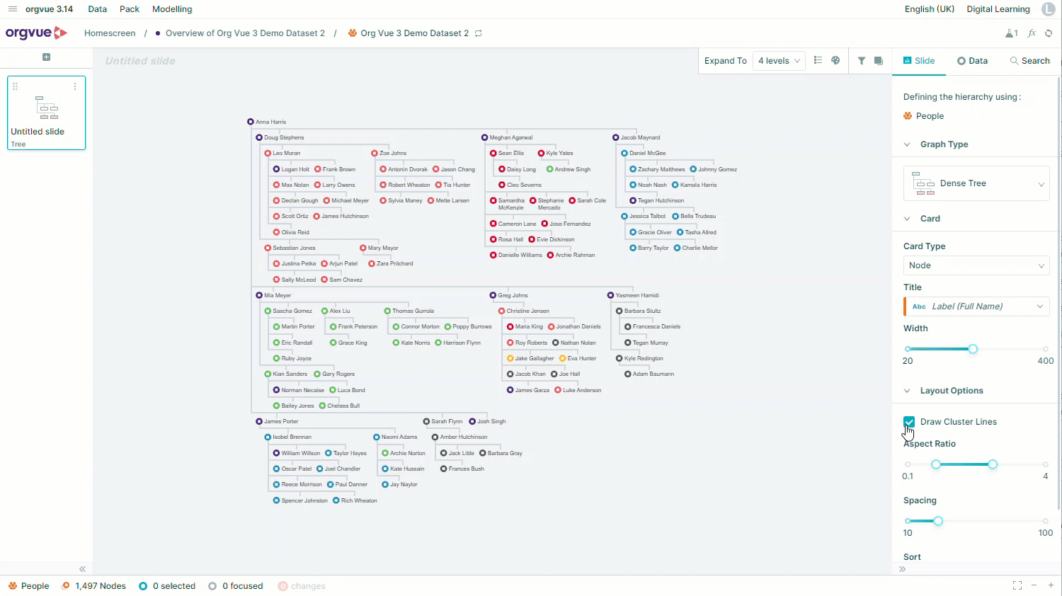 Tree Slide | Workspace User Guide