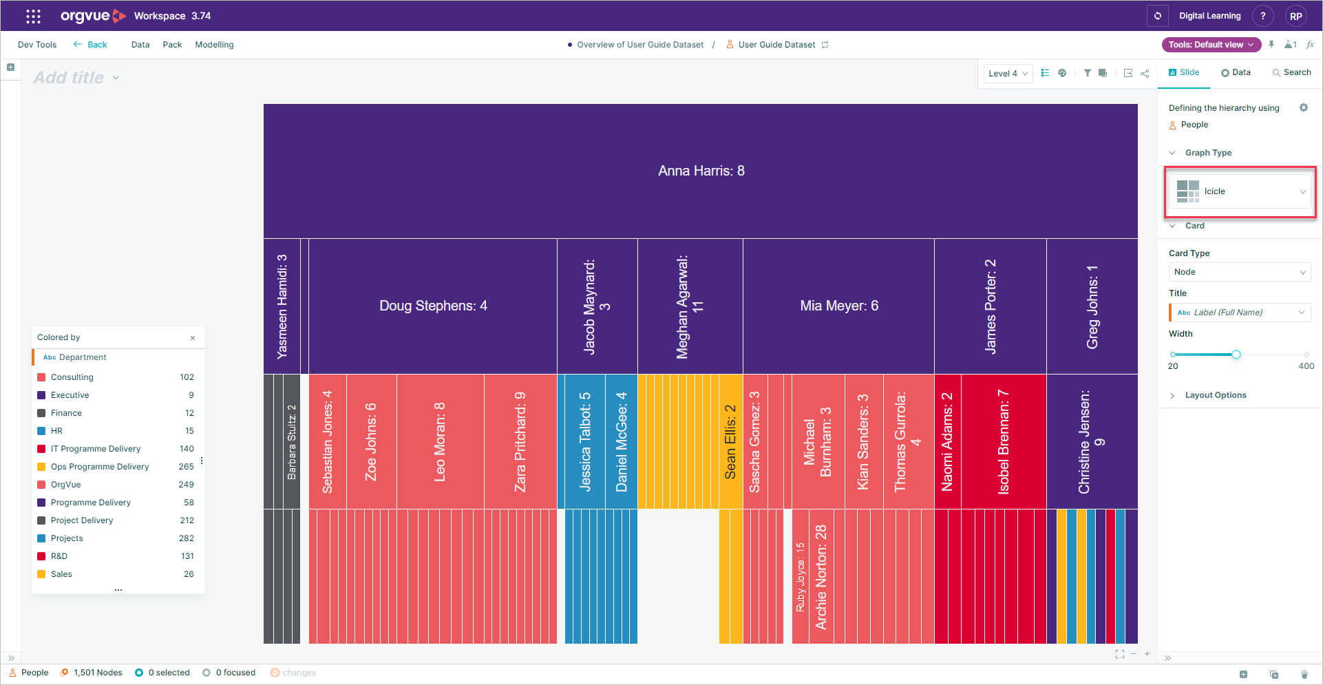 Tree Slide | Workspace User Guide