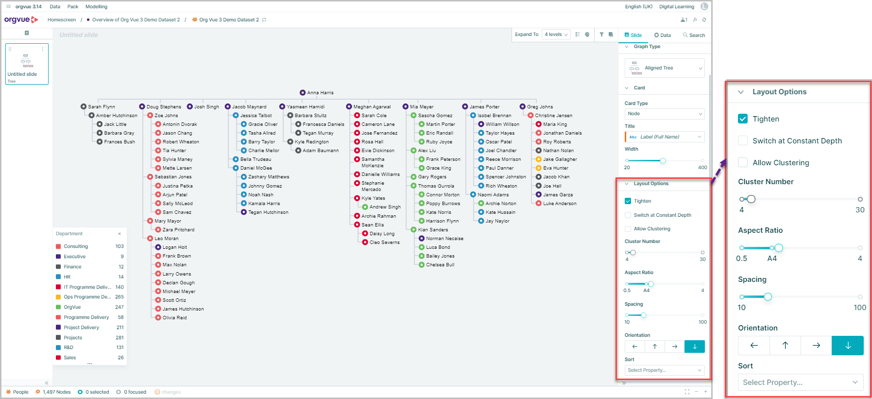 Tree Slide | Workspace User Guide