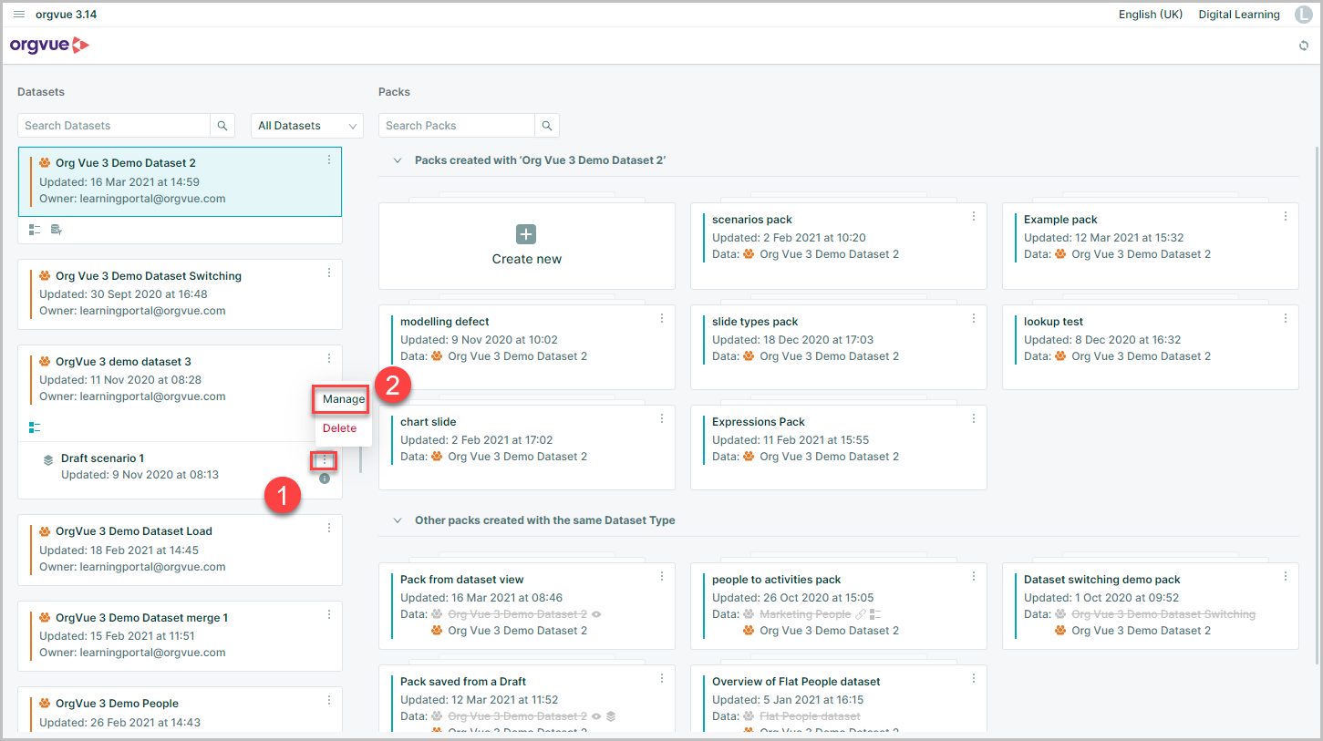 Views and Drafts | Workspace User Guide