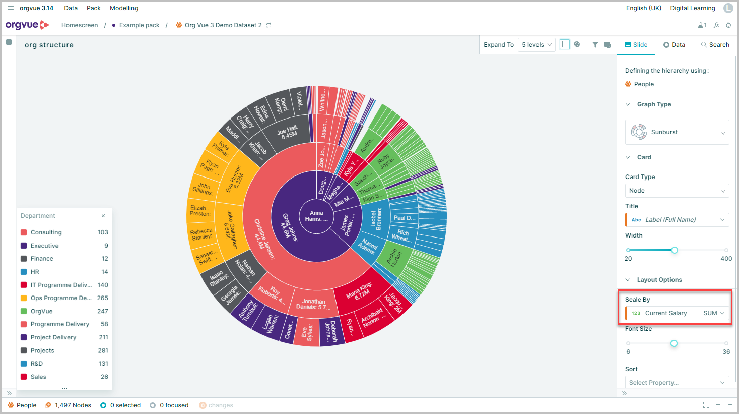Tree Slide | Workspace User Guide