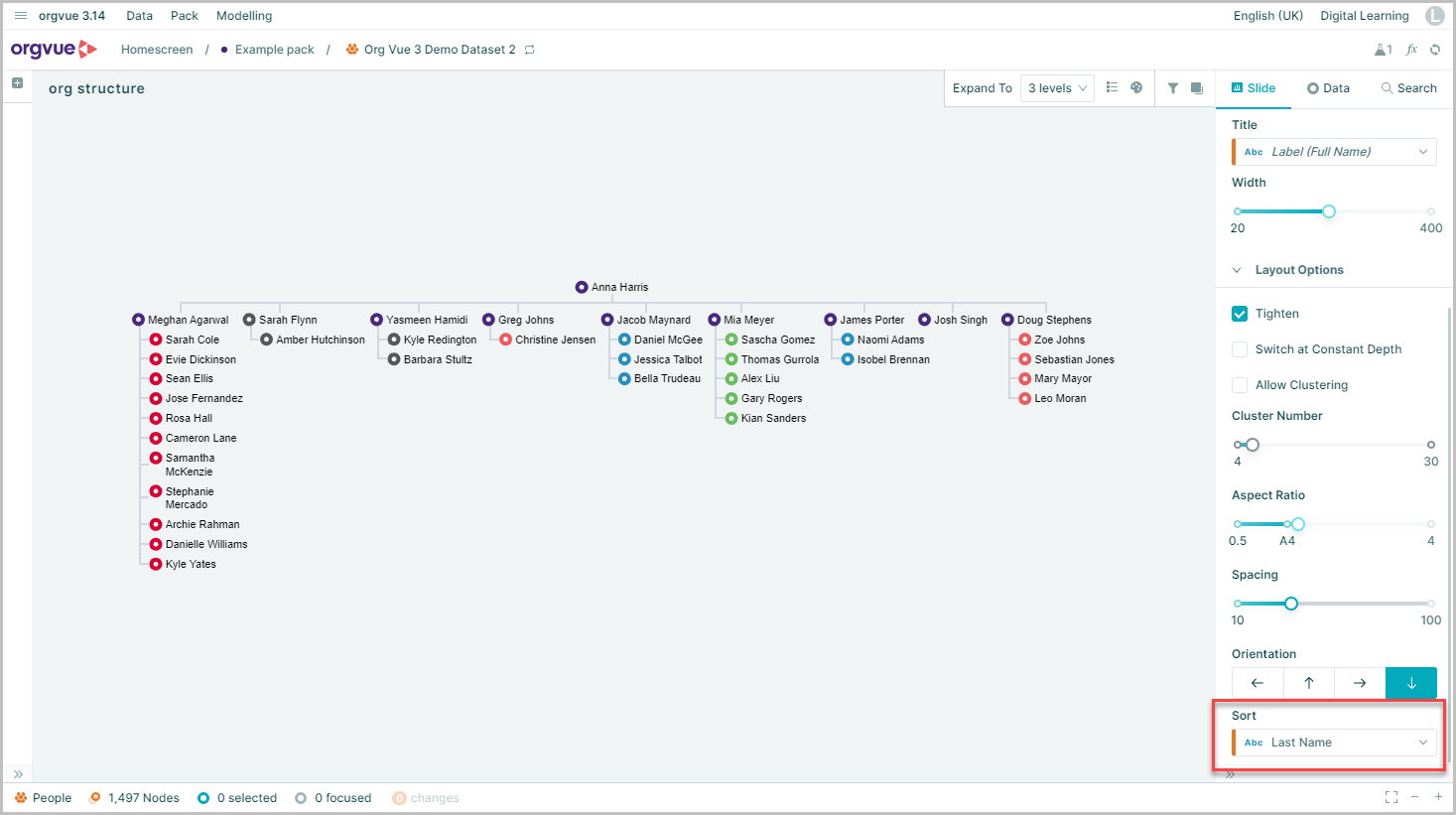 Tree Slide | Workspace User Guide