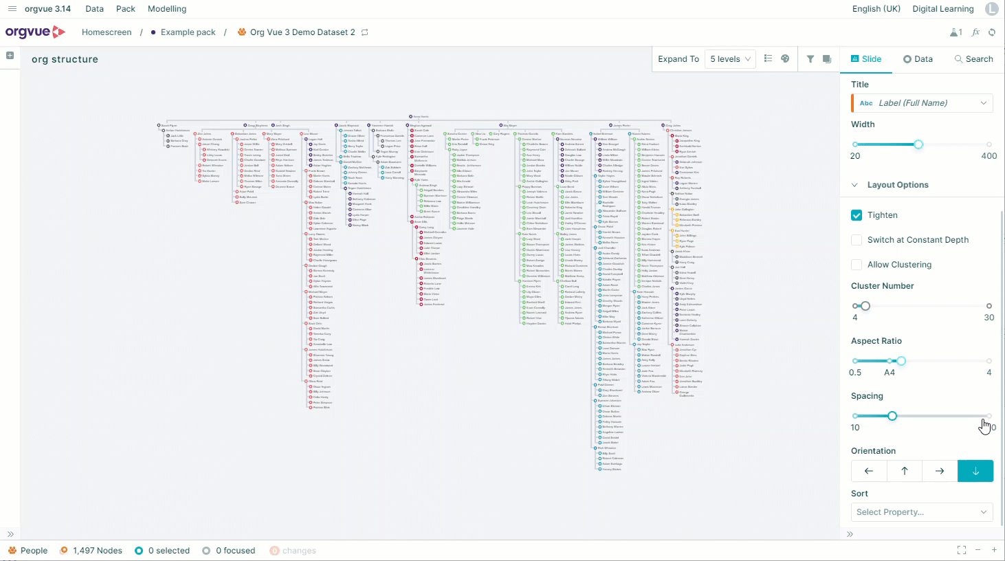 Tree Slide | Workspace User Guide