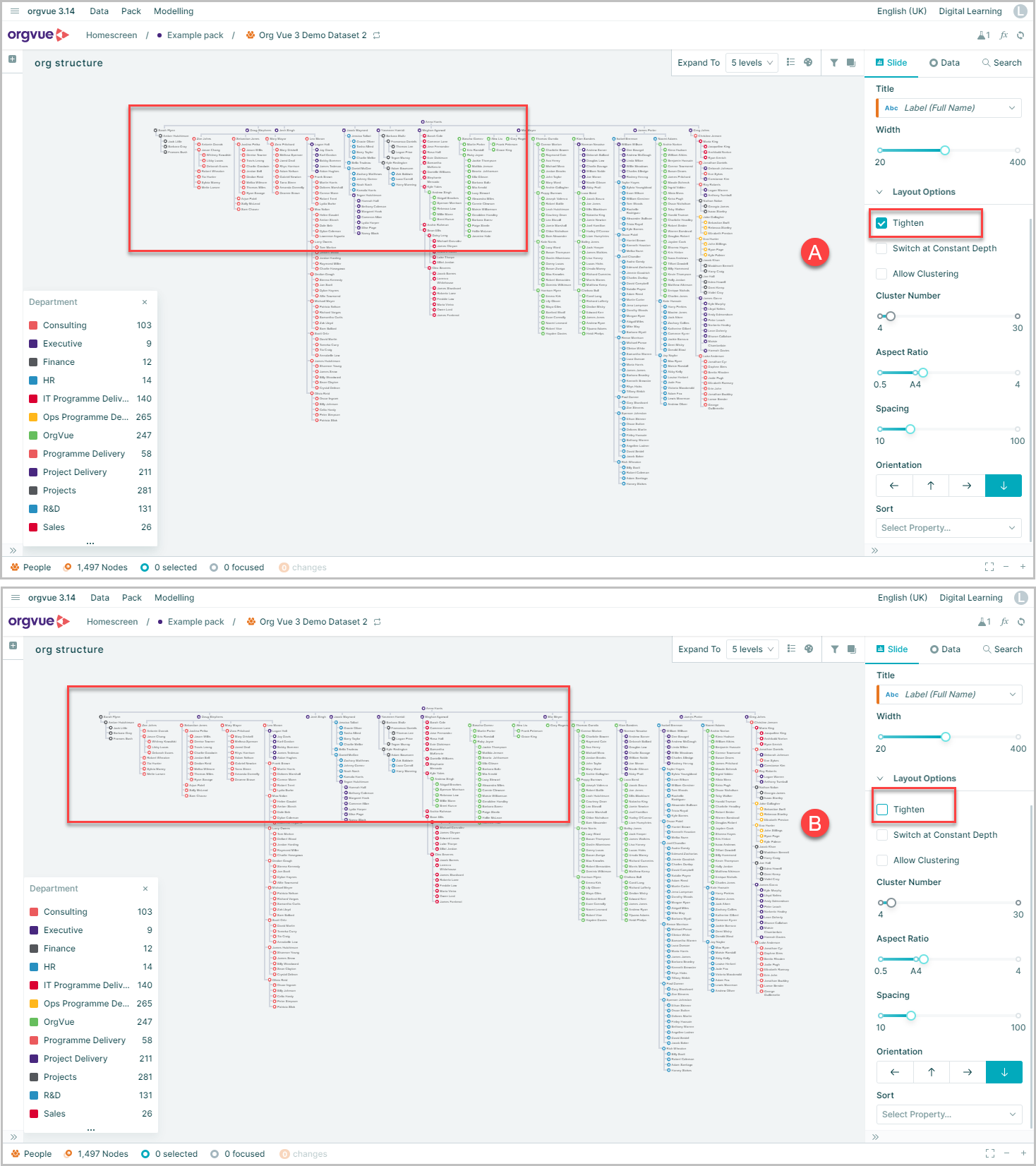 Tree Slide | Workspace User Guide