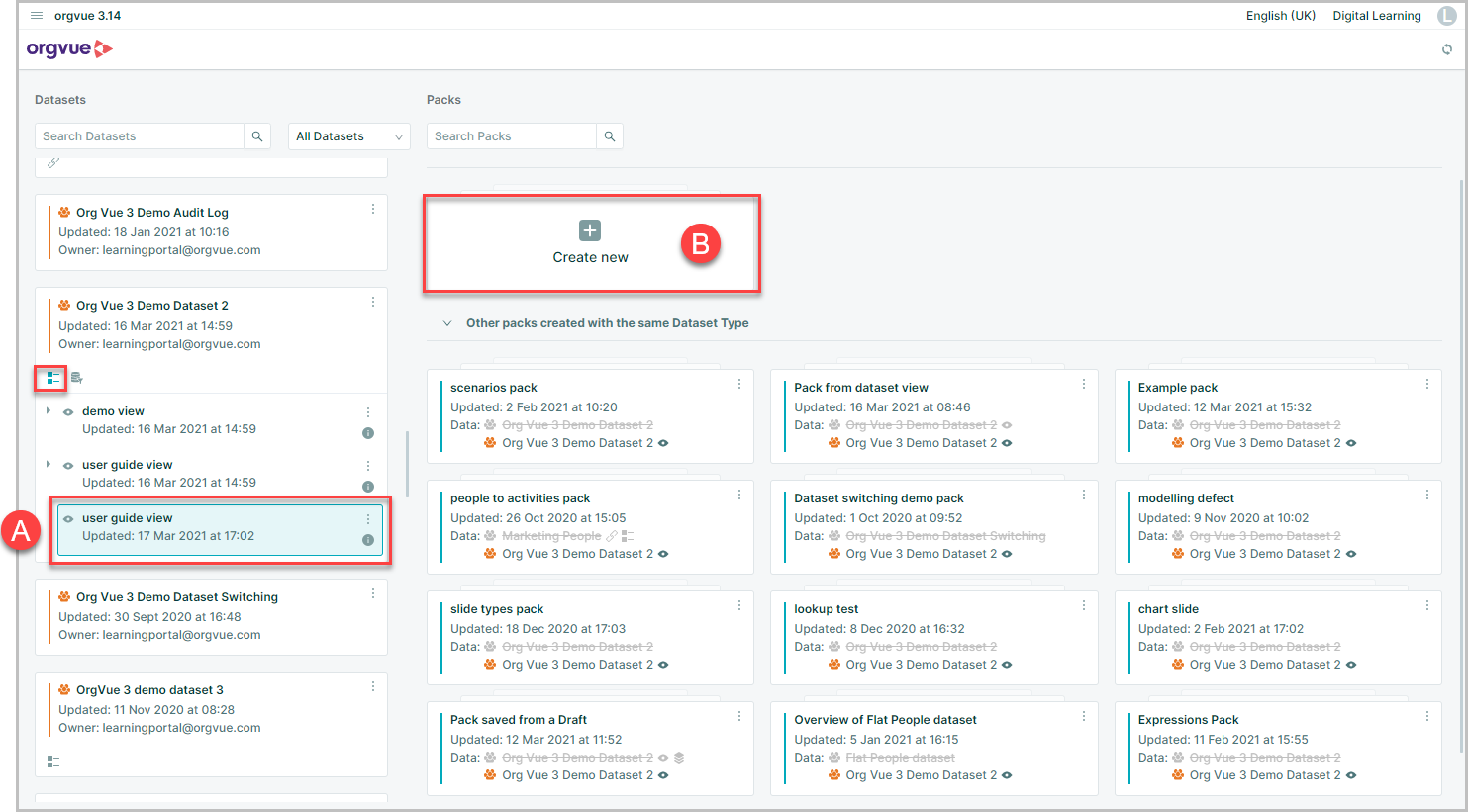 Views and Drafts | Workspace User Guide